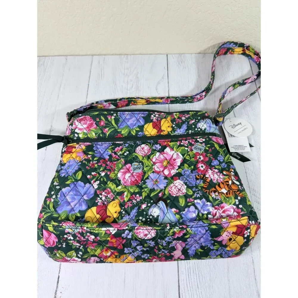 NWT Vera Bradley Disney Winnie Pooh Springtime Tigger Original Zip Hipster Bag